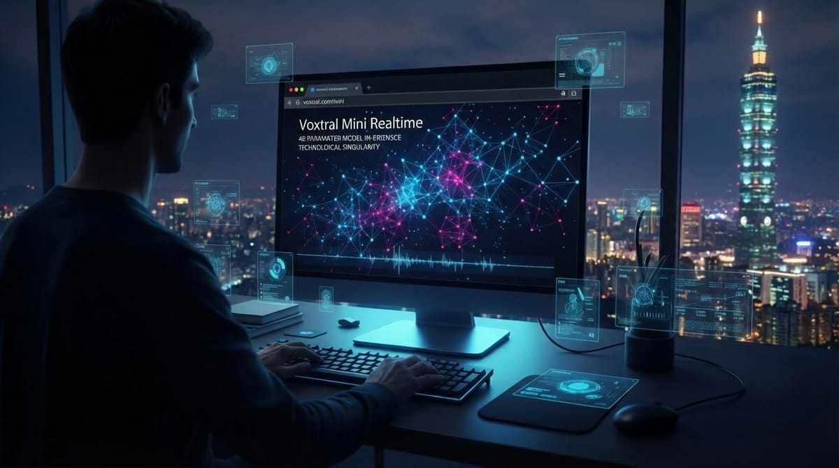 把 4B 參數模型塞進瀏覽器：Voxtral Mini Realtime 的技術奇點